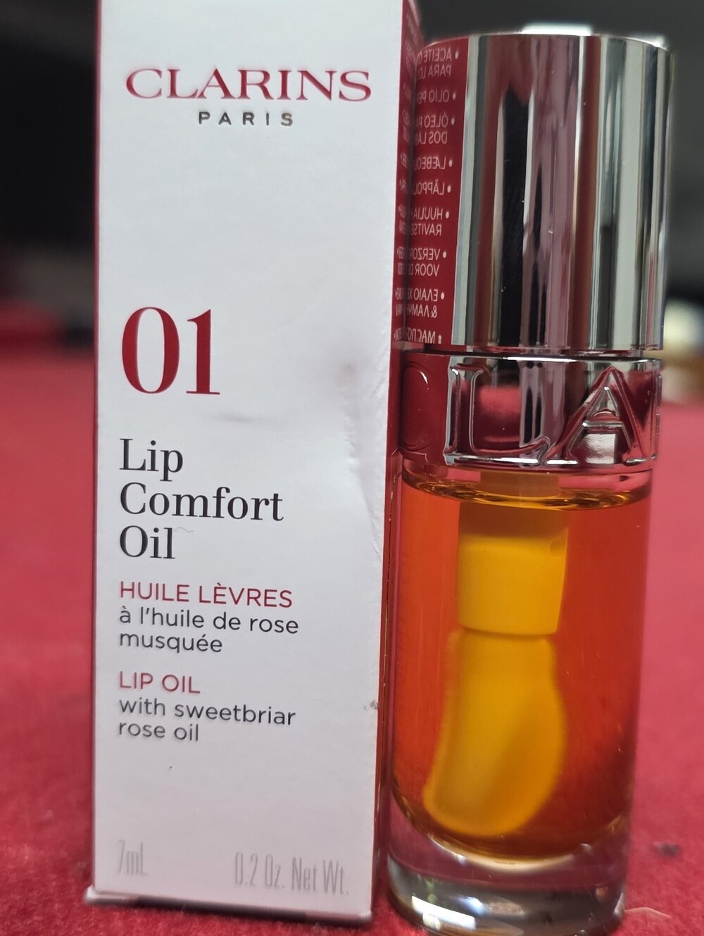 Clarins Lip Comfort Oil 01 - Honey
